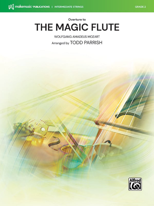 Overture to The Magic Flute orchestra sheet music cover