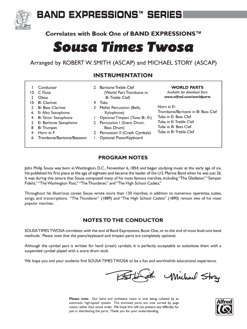 SOUSA TIMES TWOSA SCORE