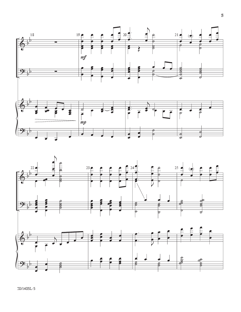 Glory Of Christmas Keyboard/ Score