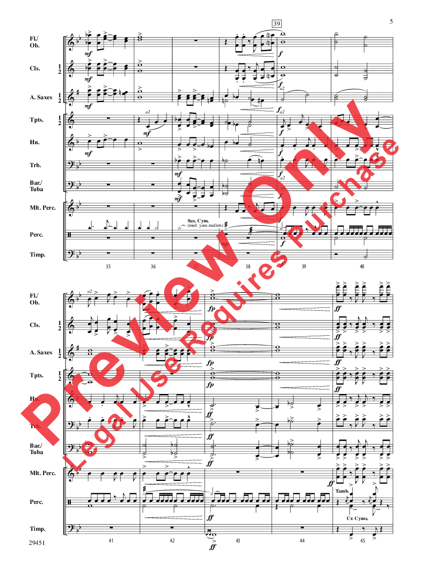 PRAELUDIUM AND DANCE SCORE