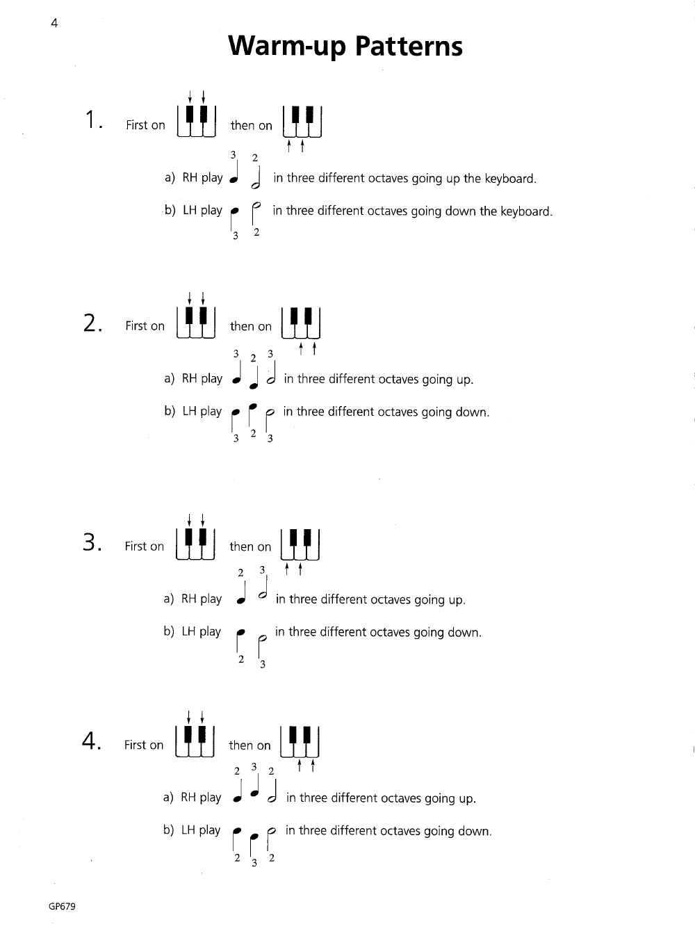 Beginning Piano Series - Technic