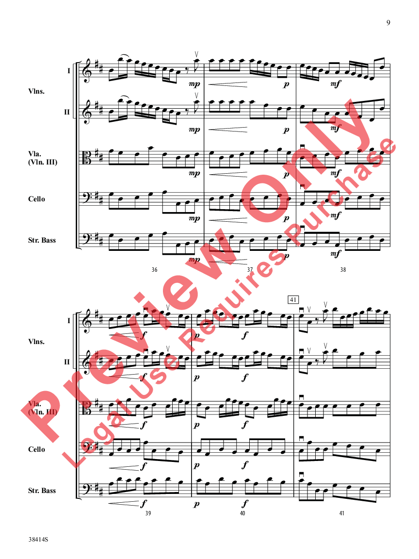 Concerto a Cinque, Op.7, No.1 Full Score