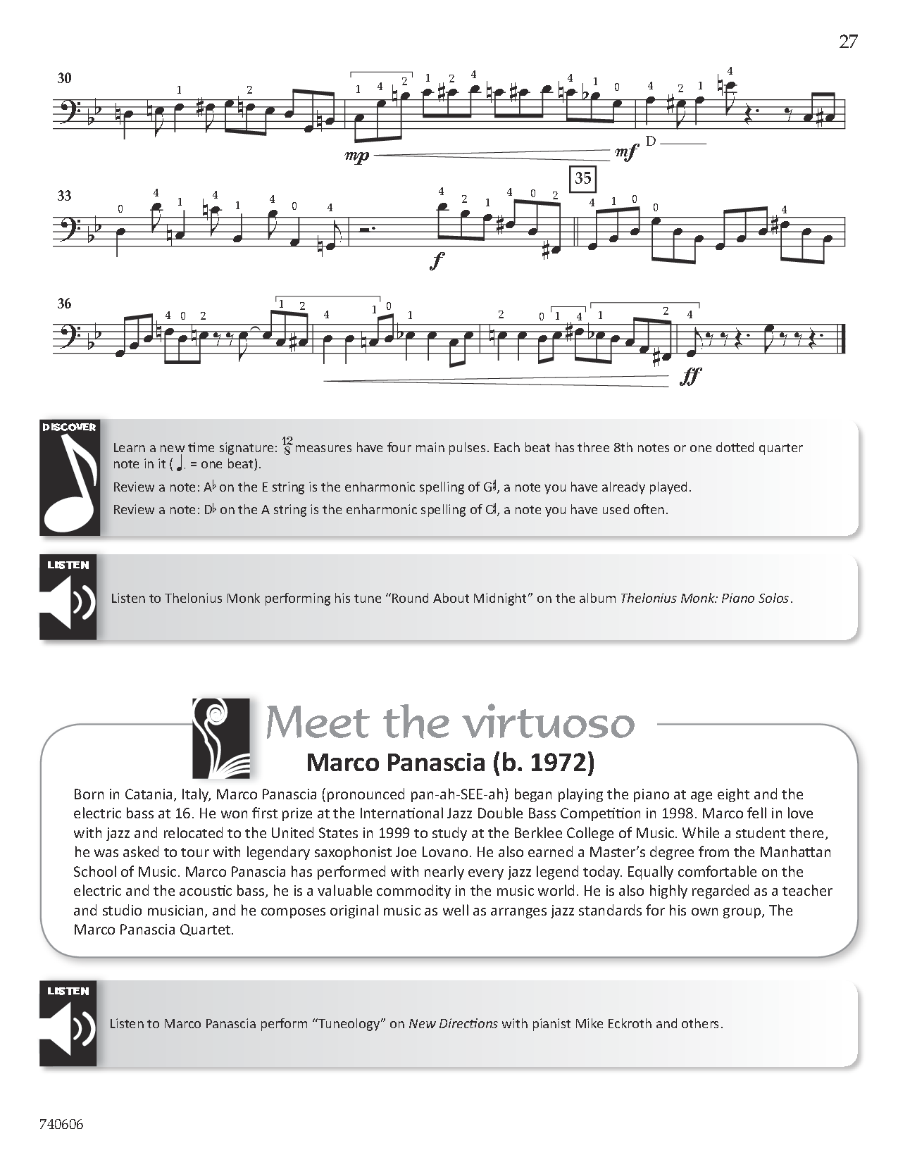 Developing Virtuosity, Book 3 String Bass BK/CD