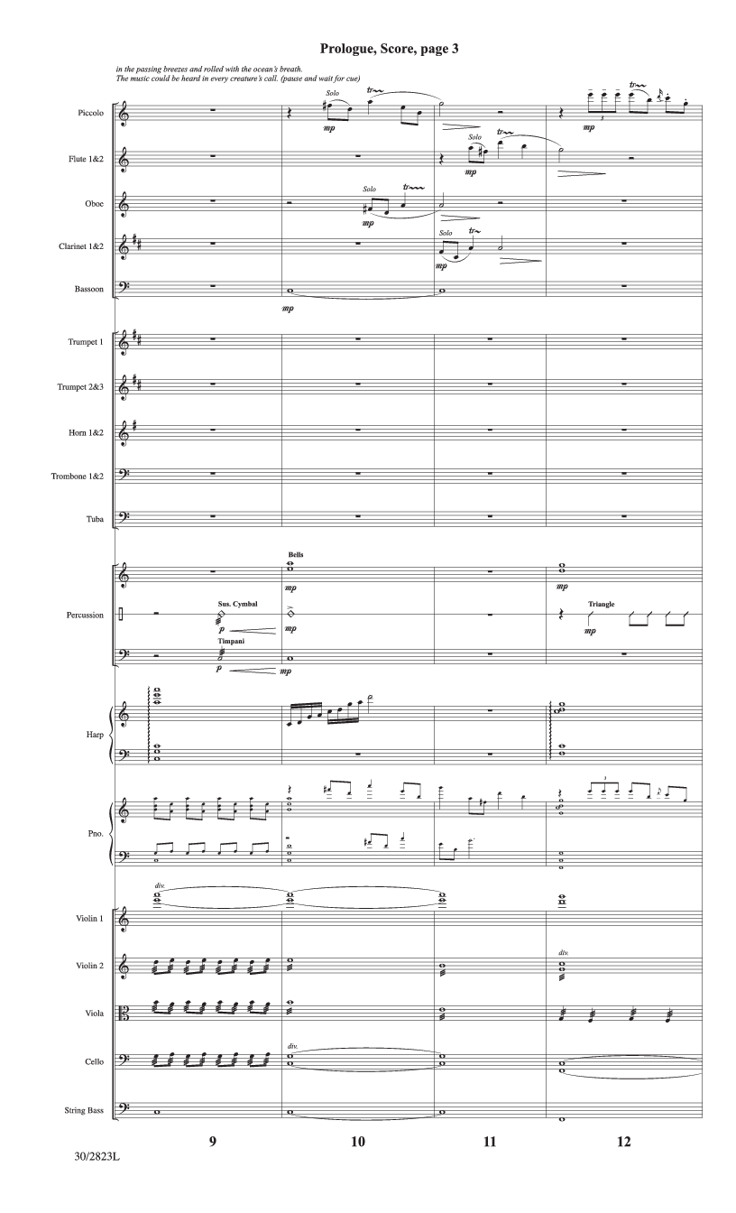 Heaven's Child Full Score