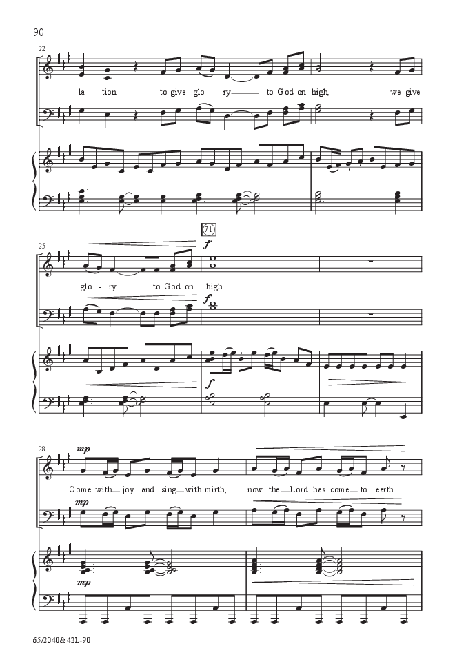 Heaven's Child SATB Preview Pack