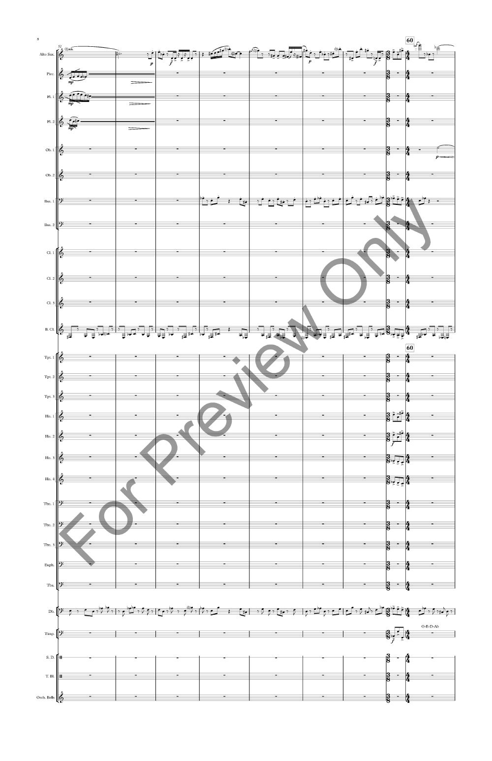 Fireworks Alto Sax Solo/ Concert Band P.O.D.