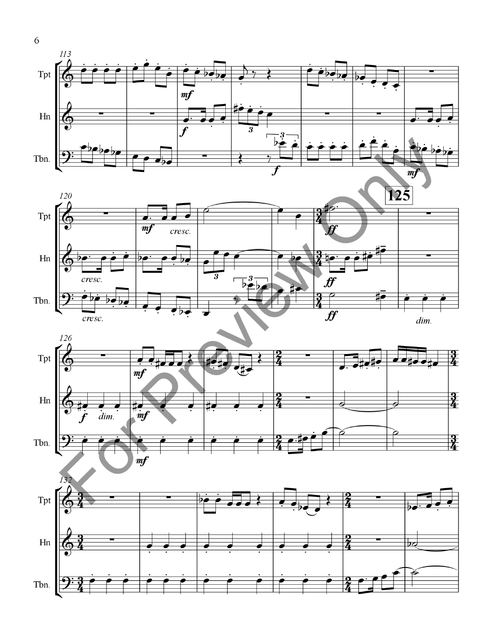 Appalachian Folk Suite Trumpet/ Horn / Trombone Trio P.O.D.