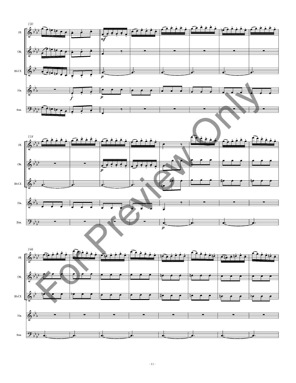 Concerto # 4 Op 8 #4 Woodwind Quintet P.O.D.