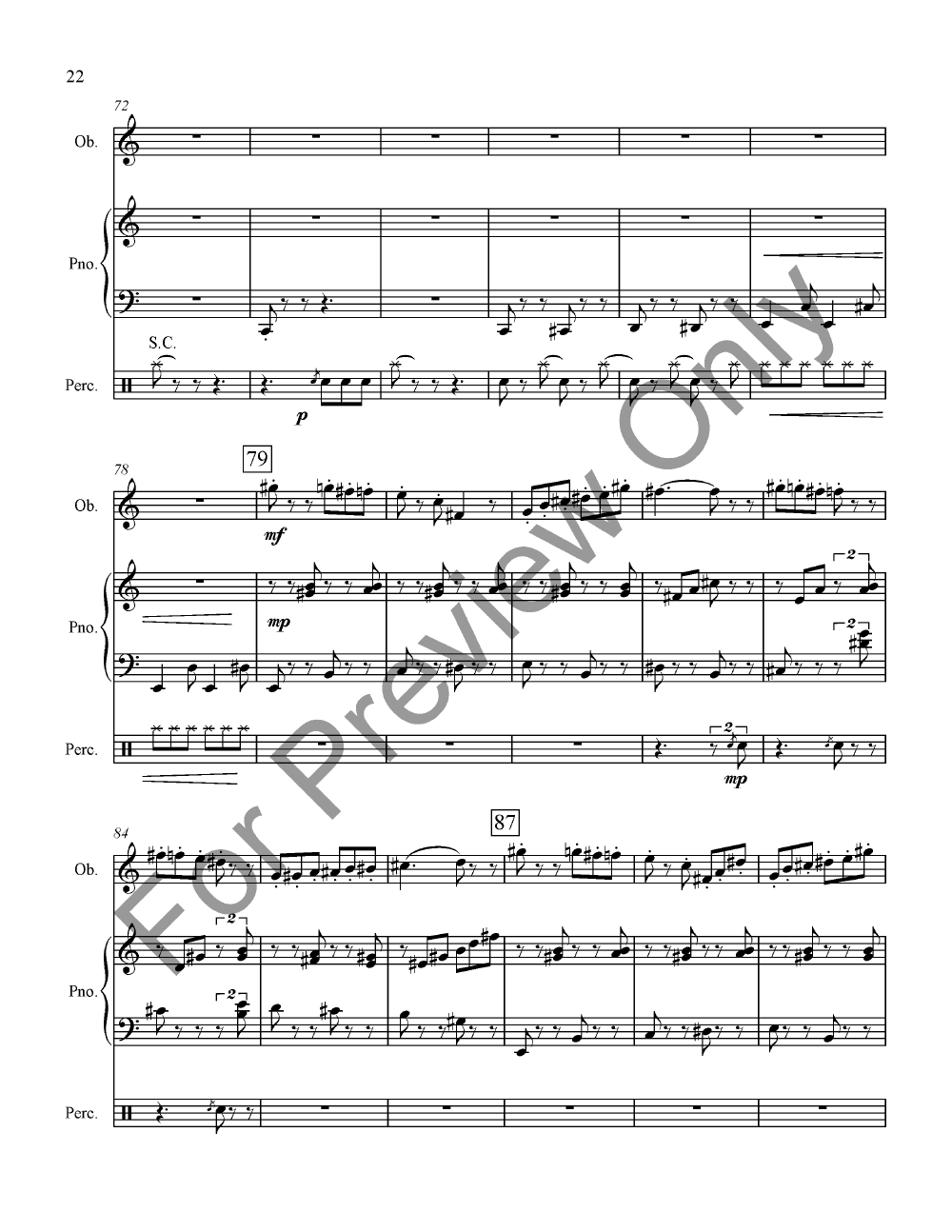 Divertissement Oboe Piano Percussion P.O.D.
