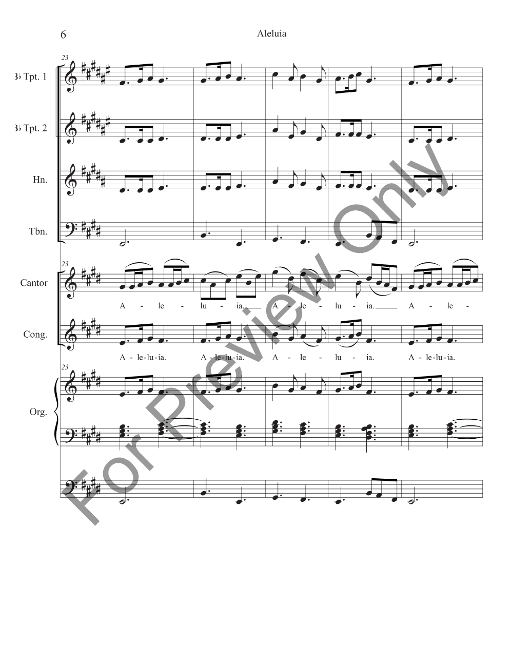 Mass of Our Lady of Fatima Full Score P.O.D.