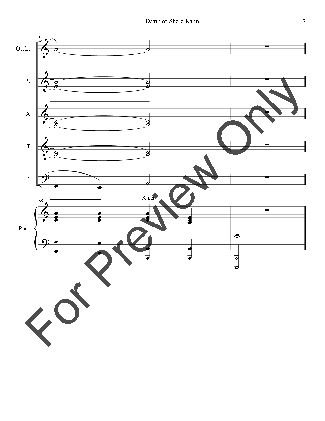 Jungle Book: The Musical Vocal Score P.O.D.