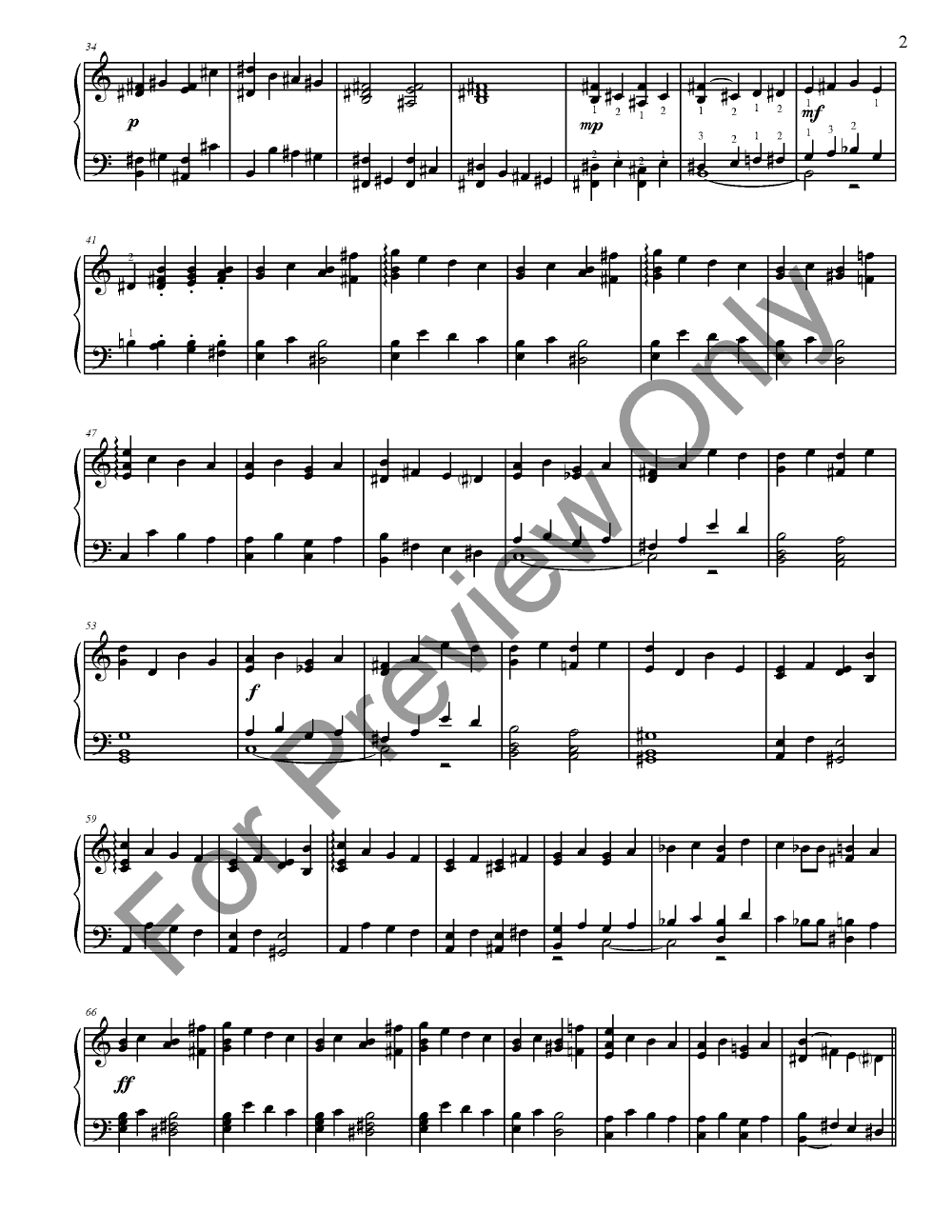 A Horowitz Recital Program Piano Sheet P.O.D.