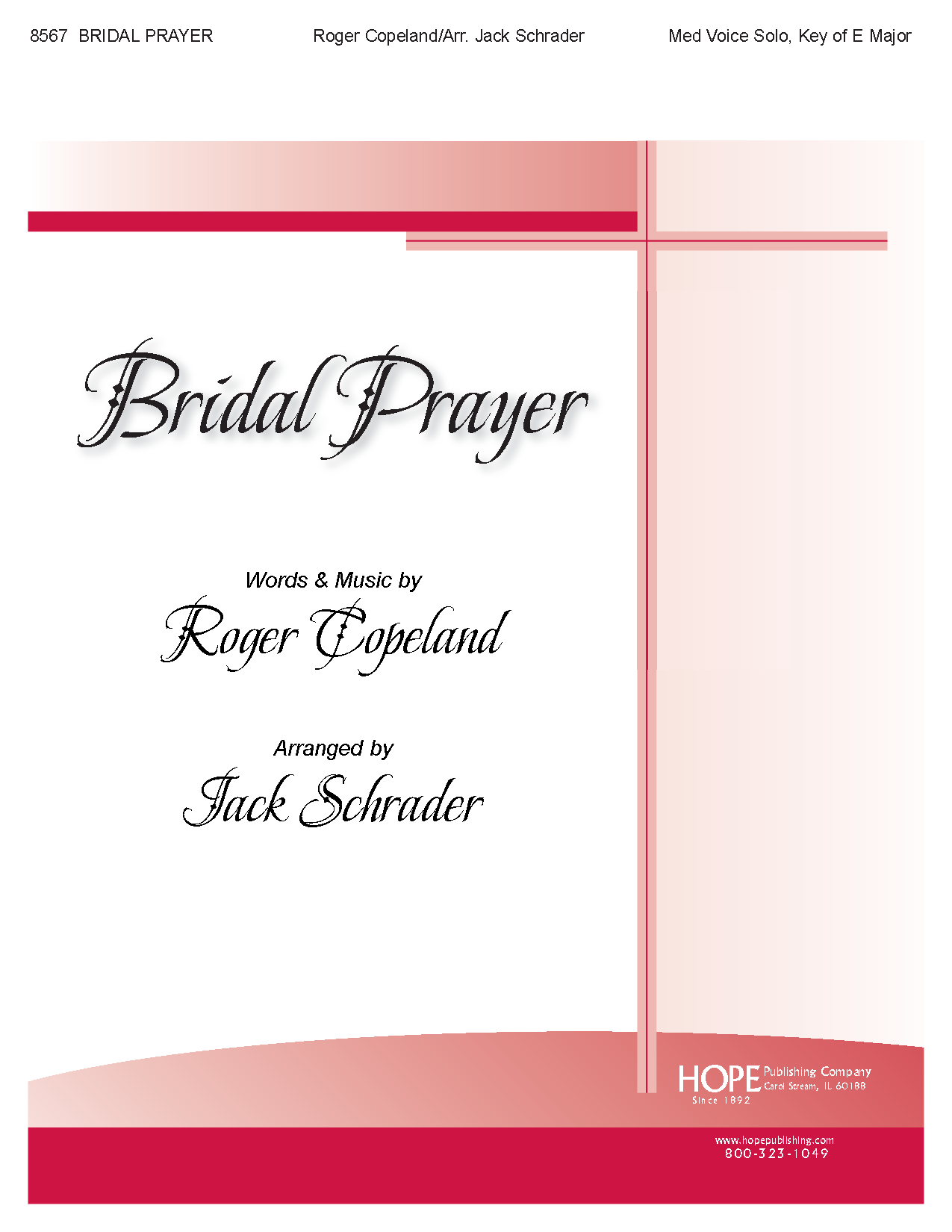 Bridal Prayer Vocal Solo Medium Voice