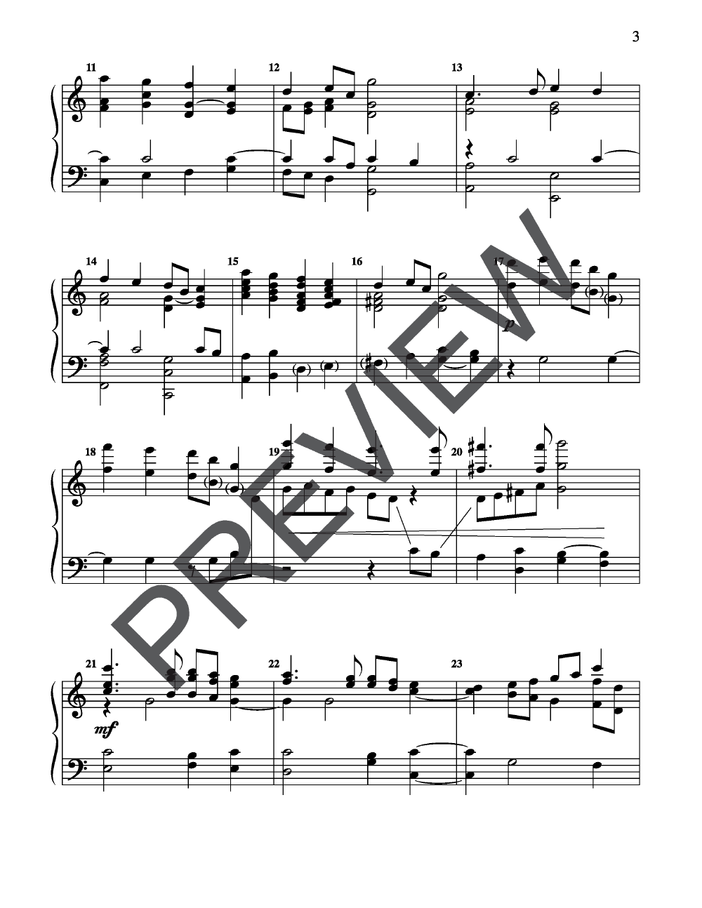 Prelude On Austrian Hymn 3-5 Octaves