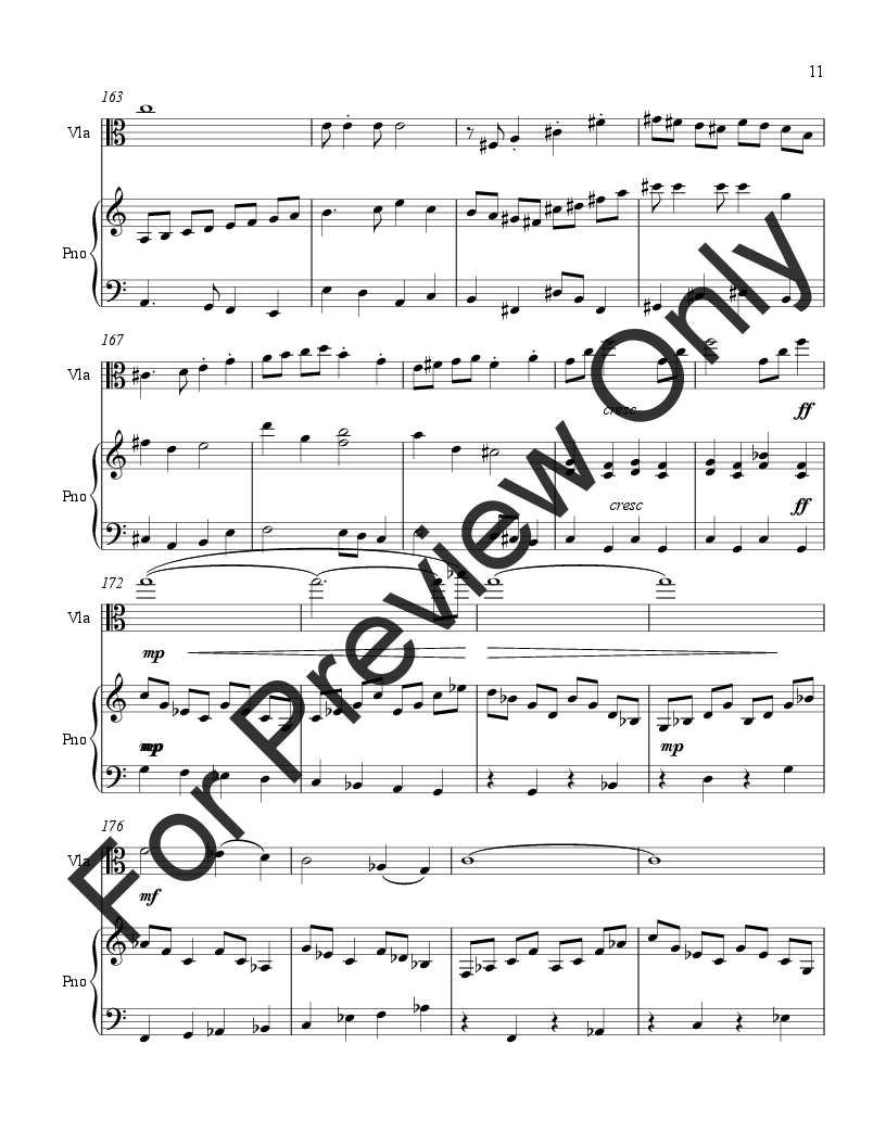 Sonata for Viola and Piano P.O.D.