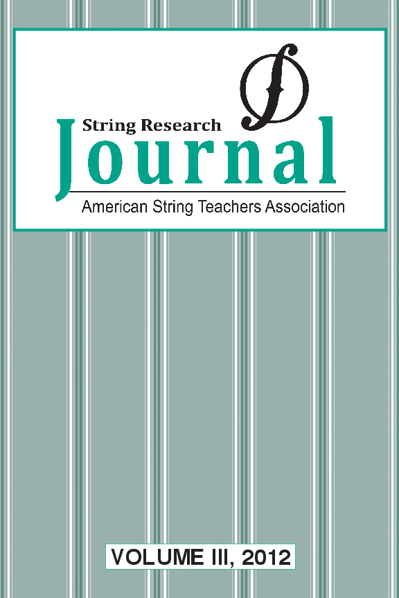 String Research Journal #3 2012 P.O.P.