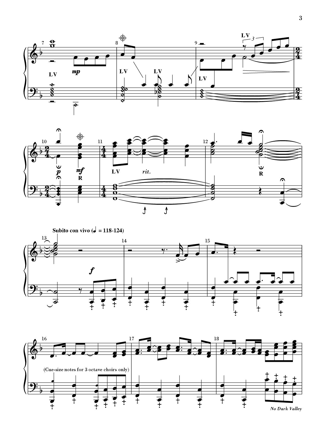 No Dark Valley 3-7 Octaves P.O.D.