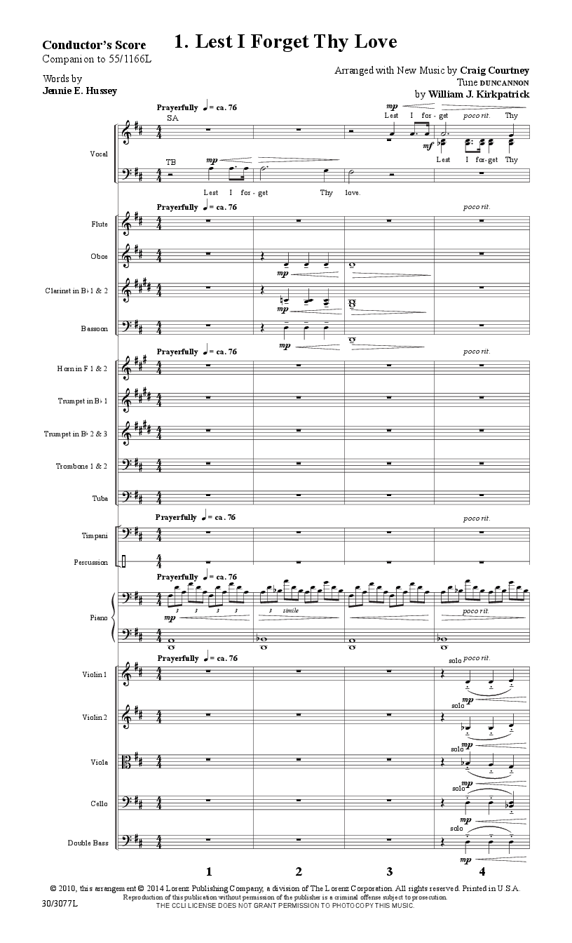 In My Place Orchestration Set of Parts Only CD-ROM