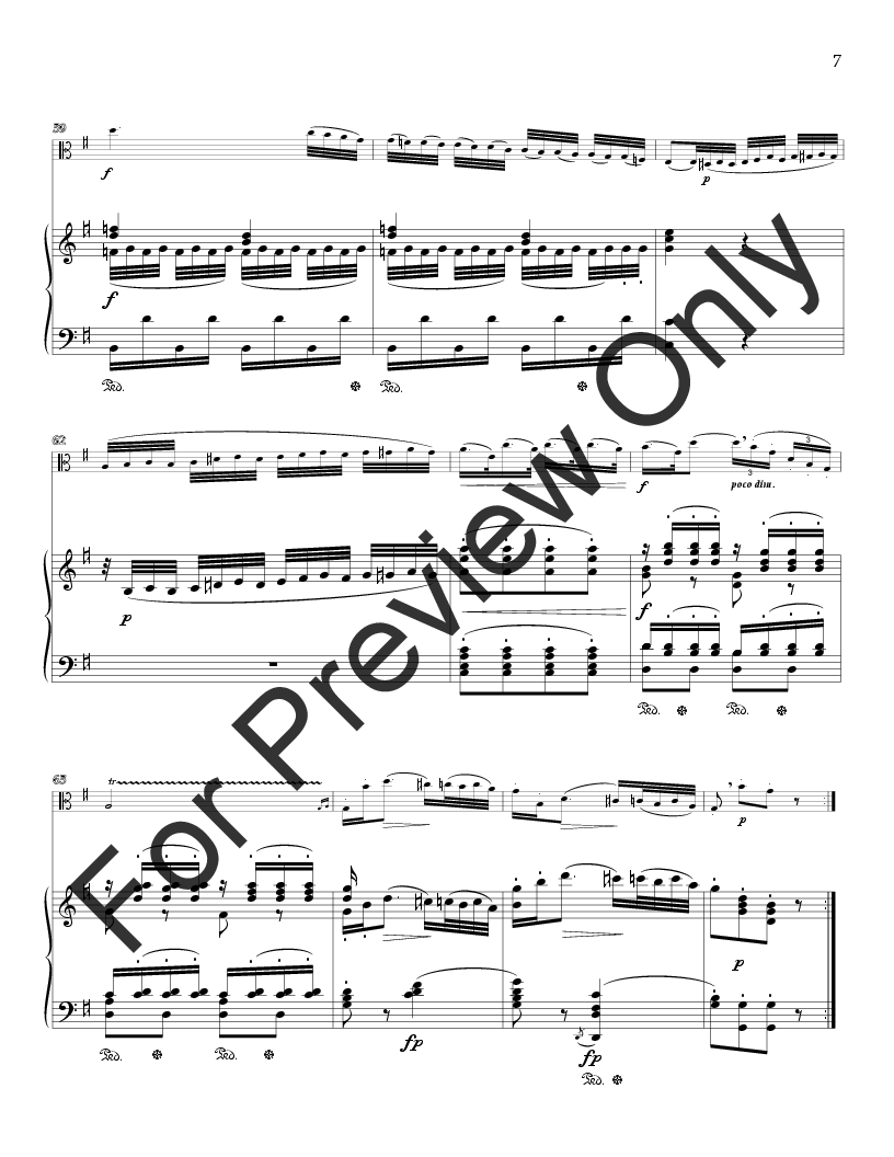 Symphony No. 35, Haffnner K. 385 - Andante for Viola and Piano P.O.D.