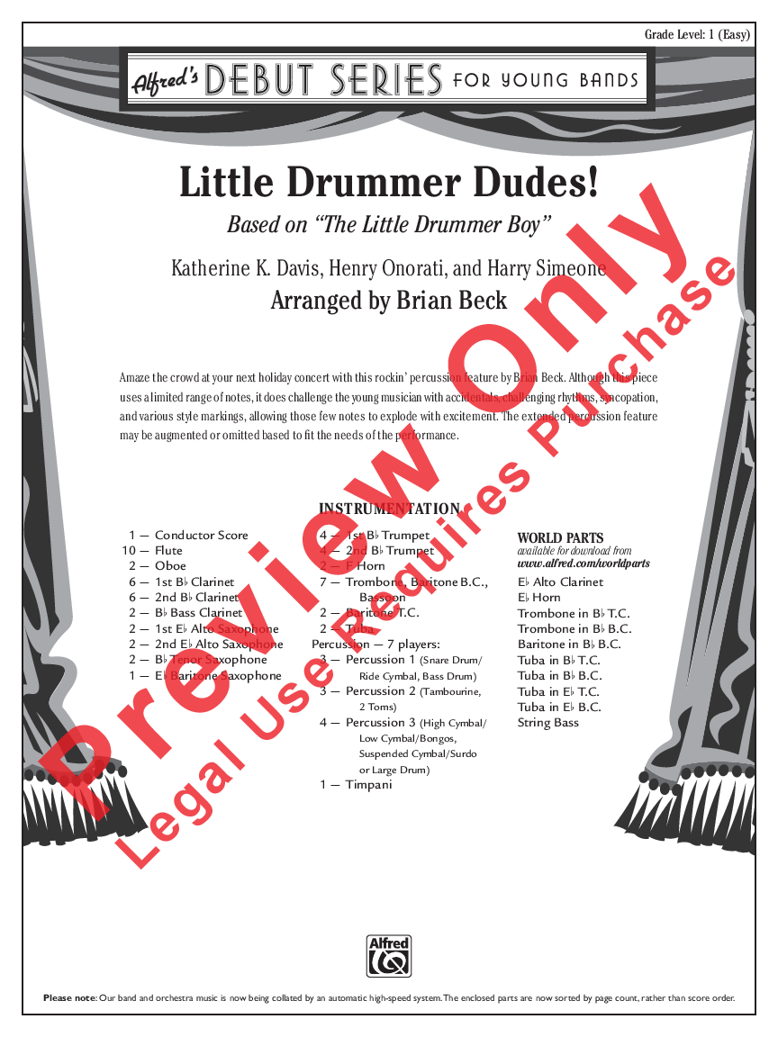 Little Drummer Dudes!