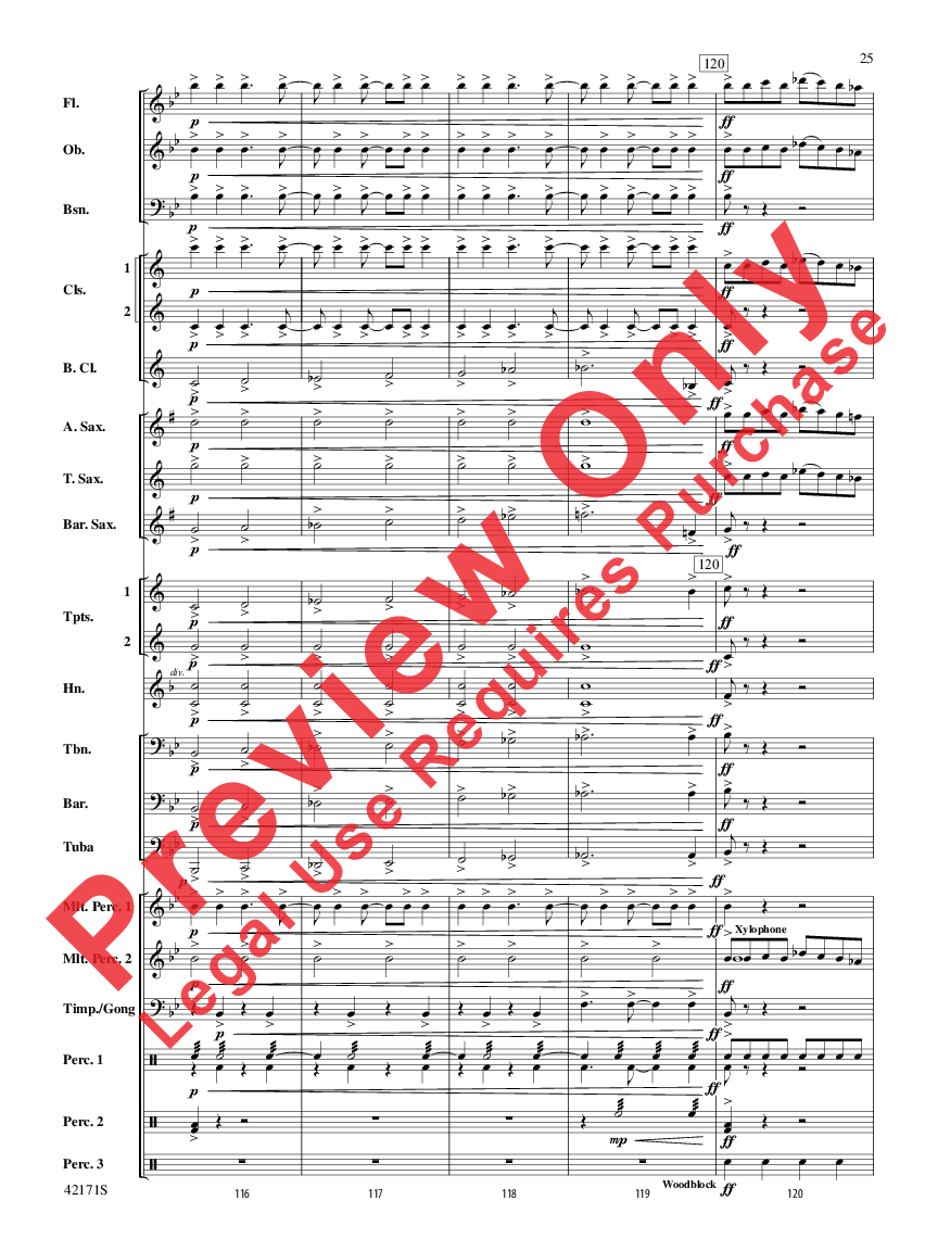 Prelude and Firestorm Score