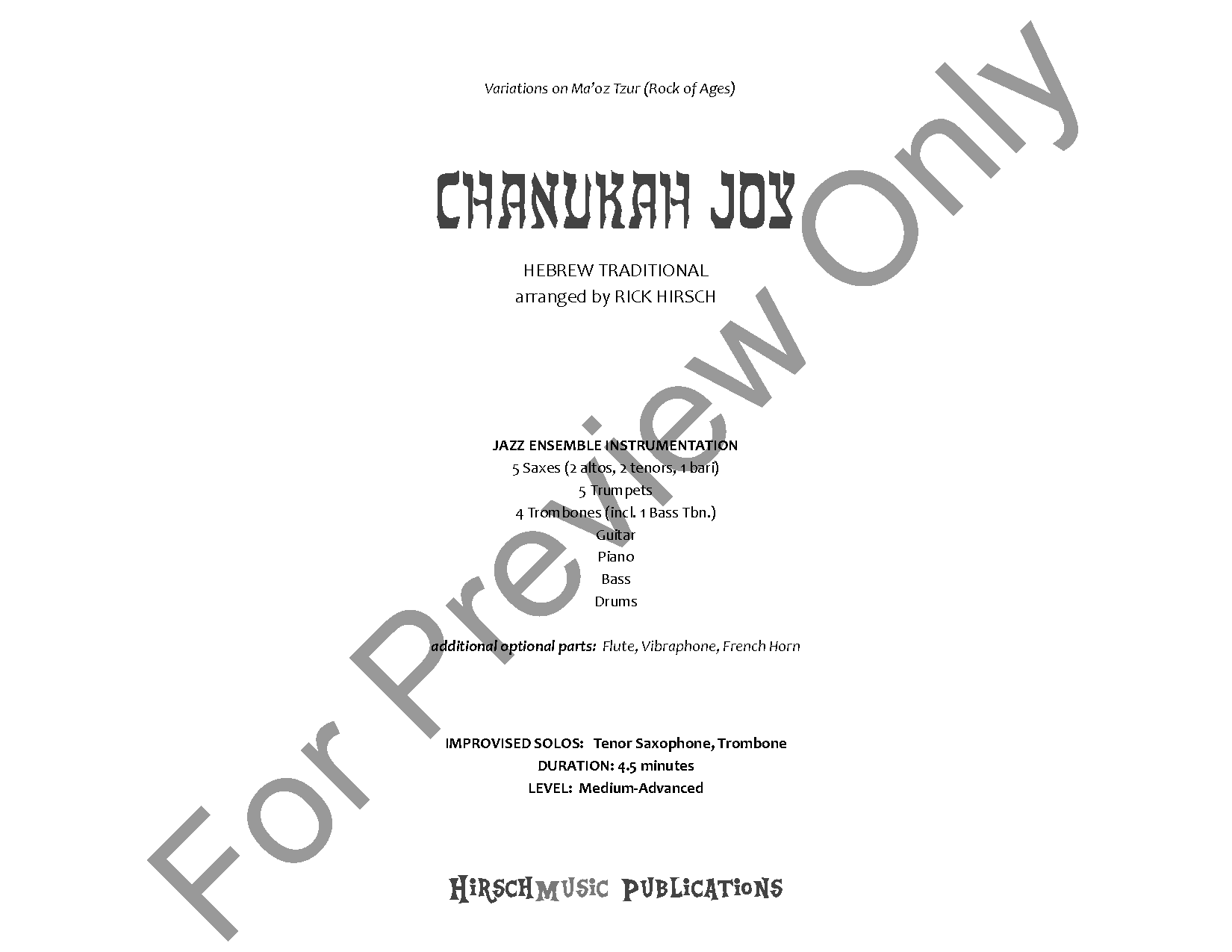 Chanukah Joy P.O.D.