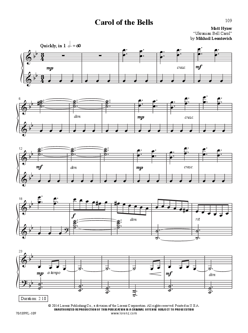 Carols A To Z