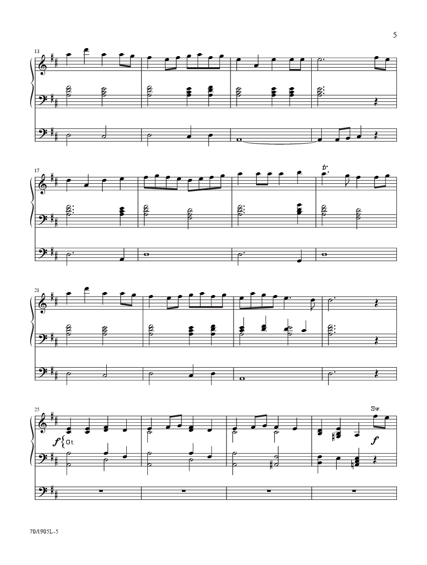 Symphonic Hymns For Organ