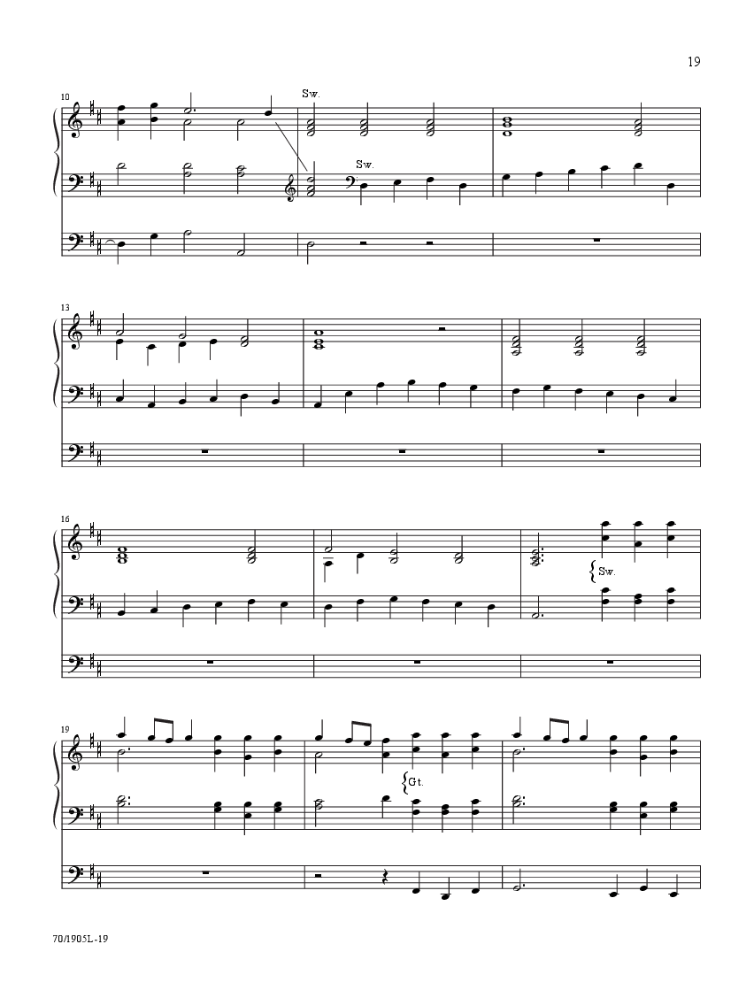 Symphonic Hymns For Organ