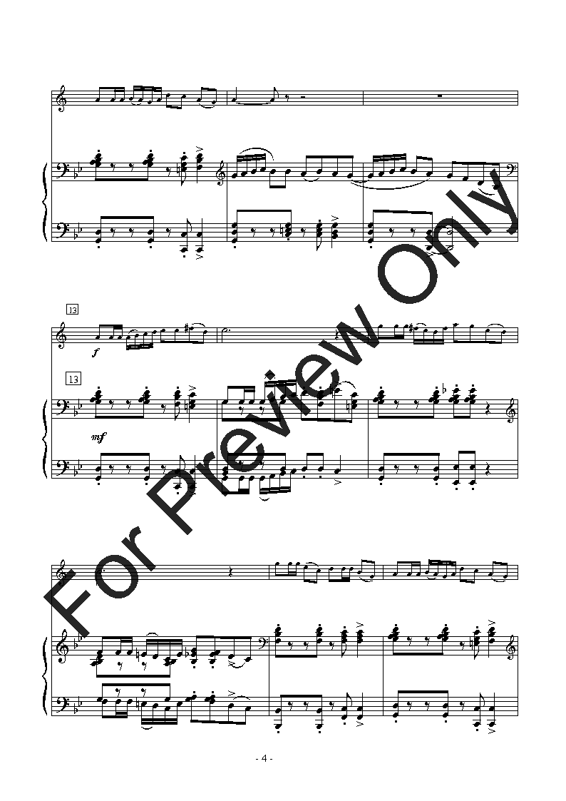 Sonatina for Trumpet and Piano P.O.D.