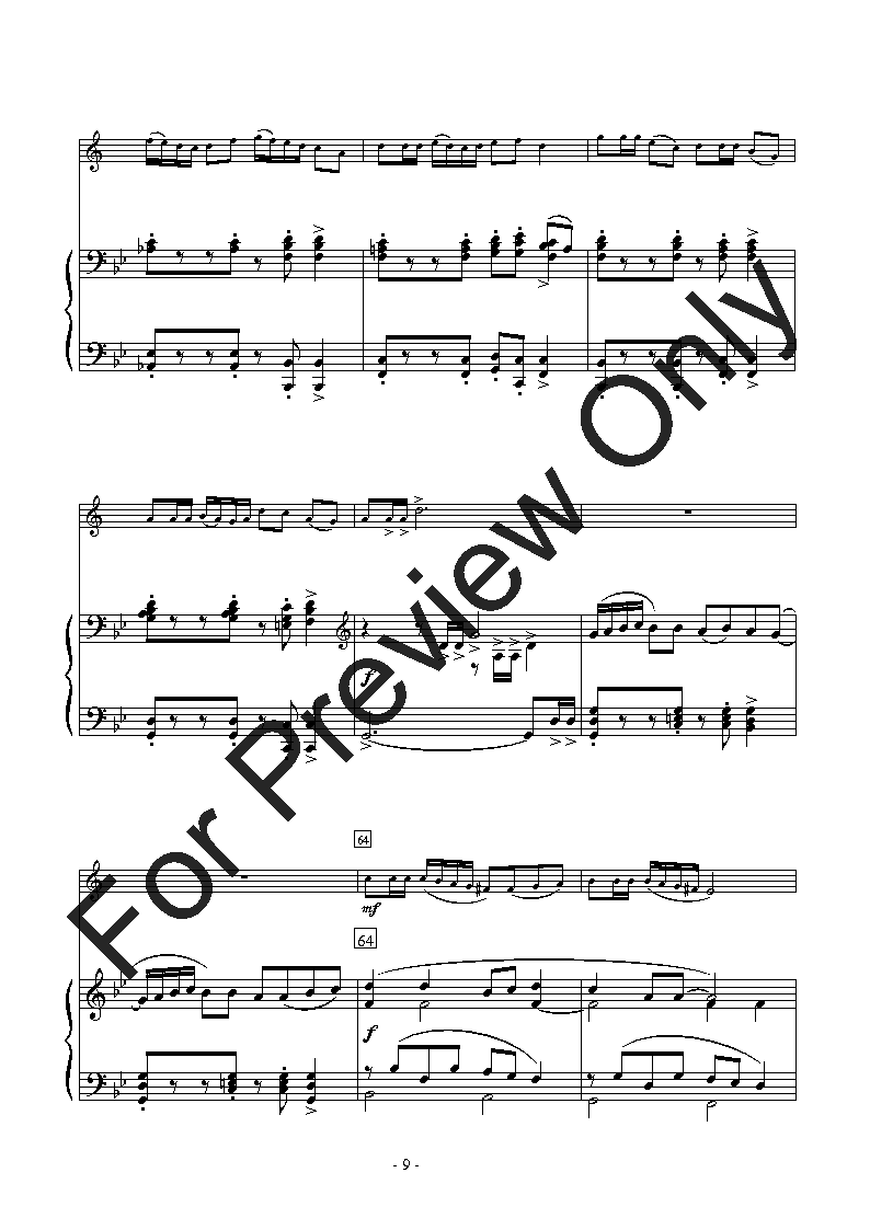 Sonatina for Trumpet and Piano P.O.D.