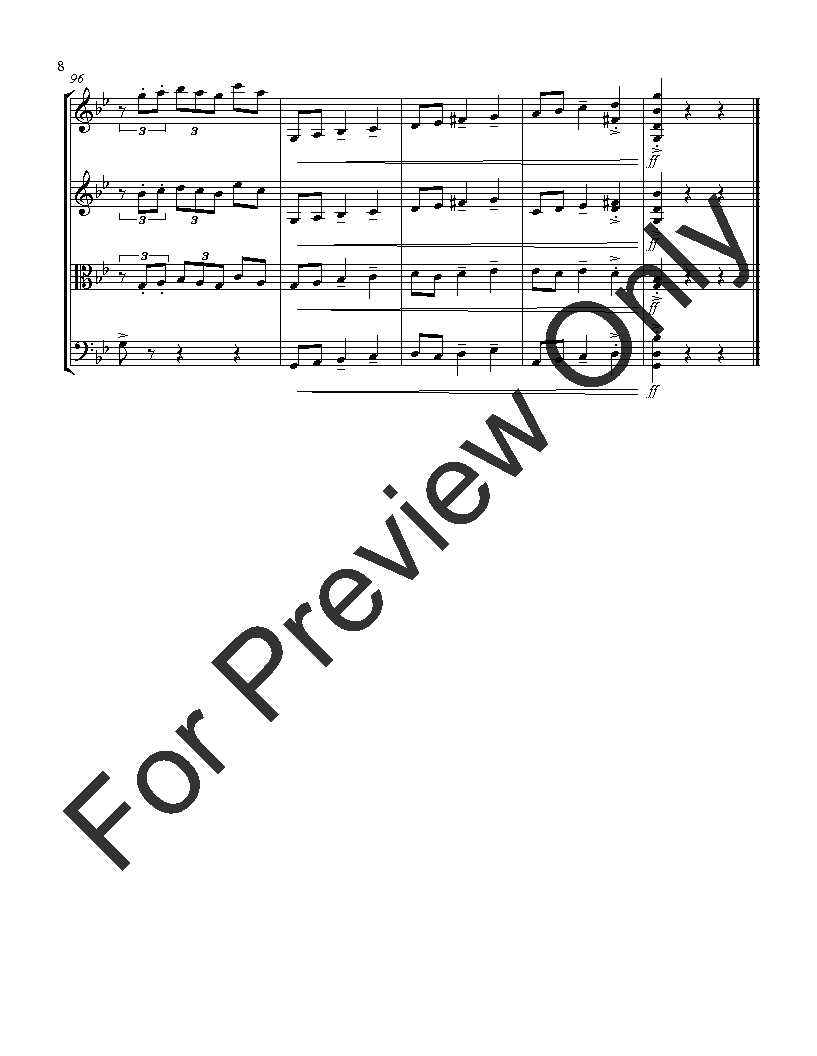 A Tonal Prelude for String Quartet P.O.D.