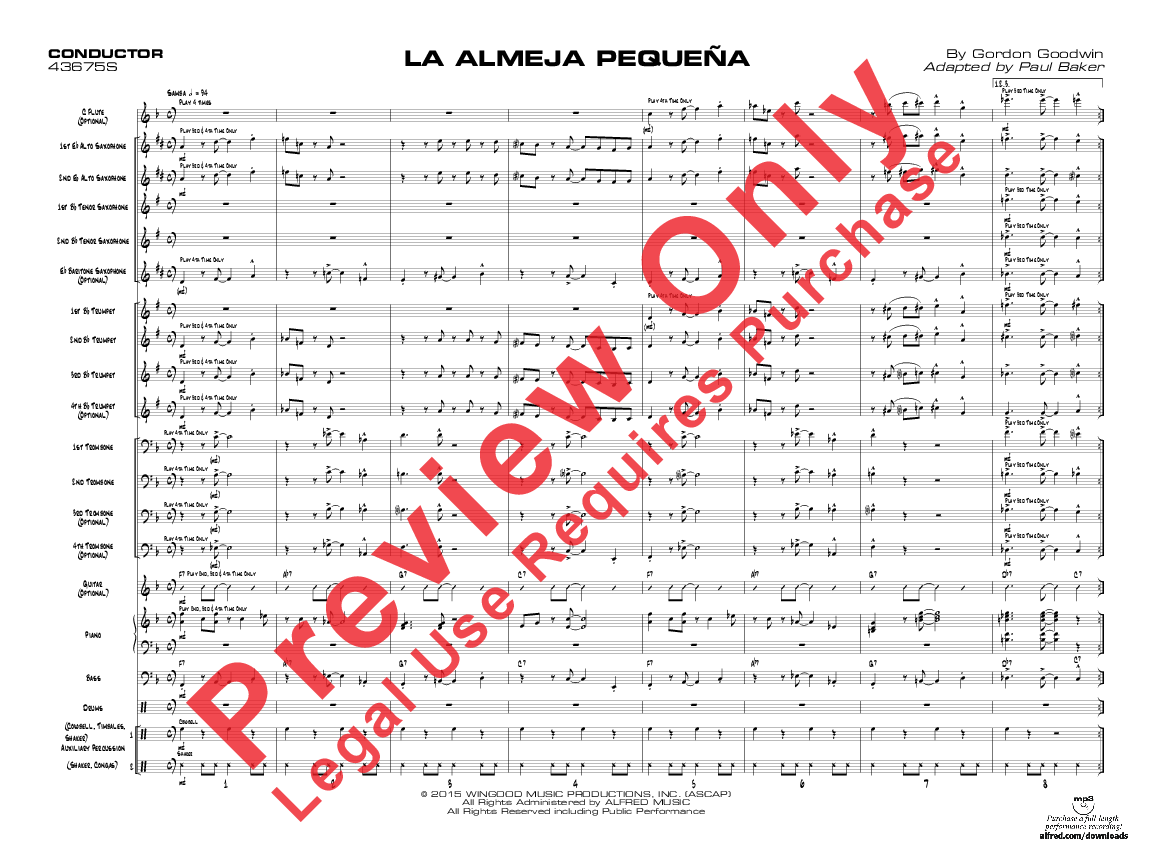 La Almeja Pequena Score