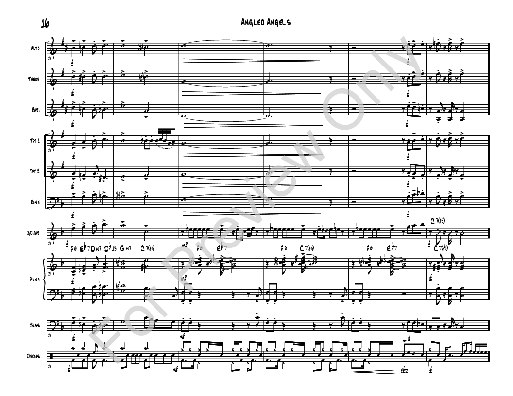 Angled Angels Combo (Flexible Instrumentation) P.O.D.