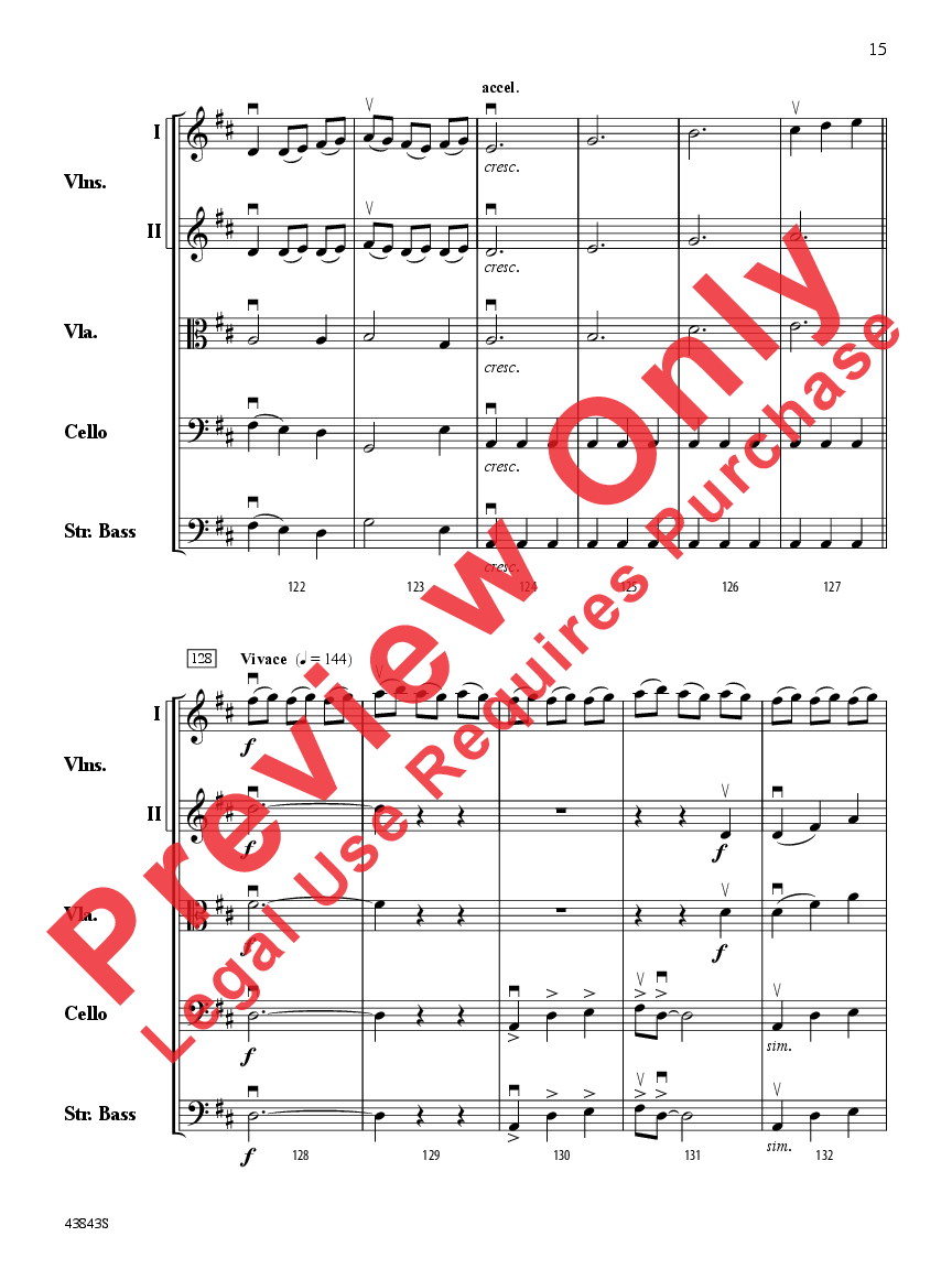 A River Rhapsody Score