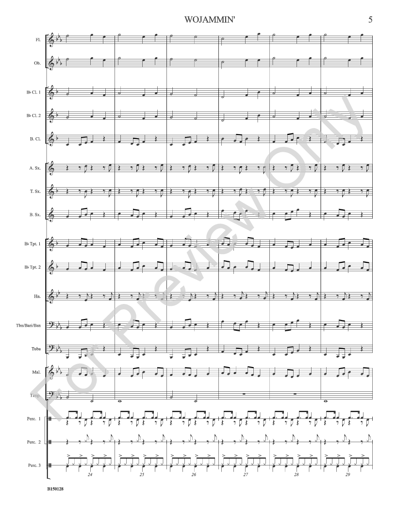 Wojammin' Score