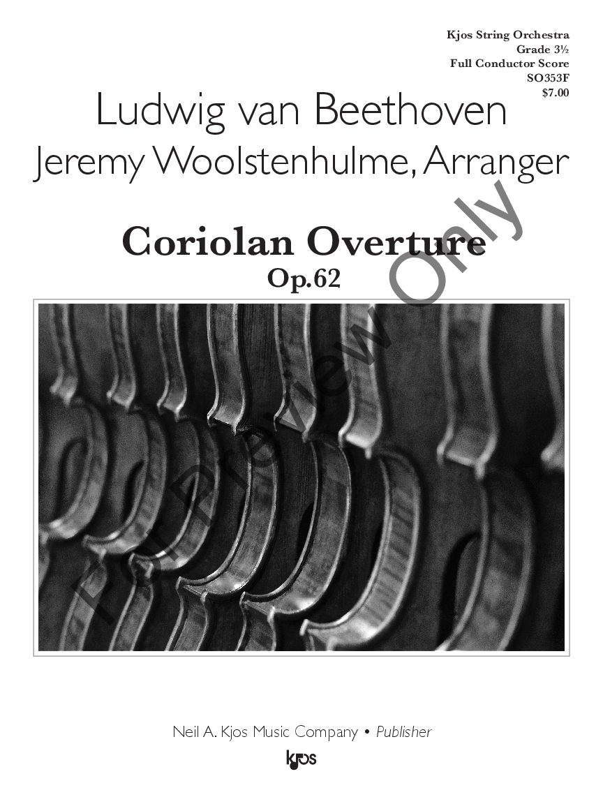 Coriolan Overture, Op. 62