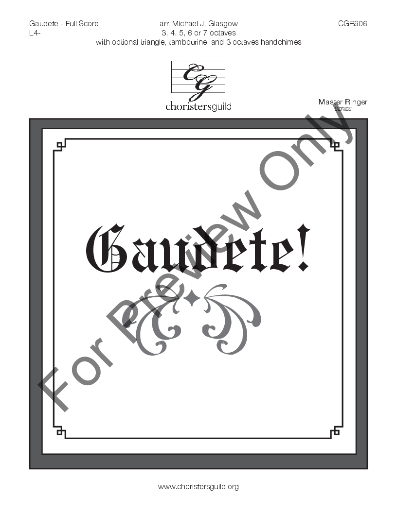 Gaudete! Full Score