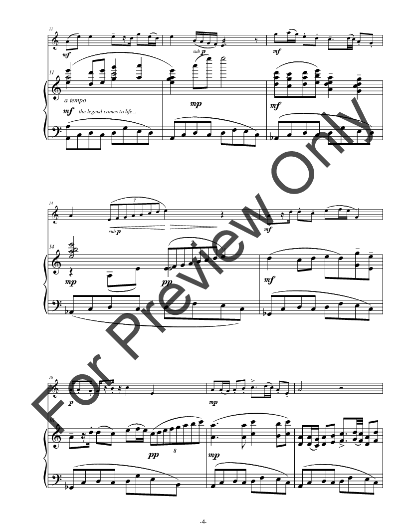 Sonata for Flute (Violin) and Piano P.O.D.