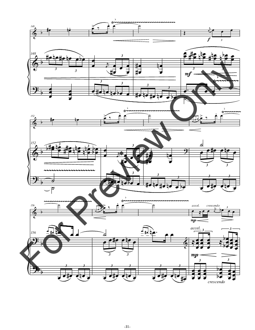 Sonata for Flute (Violin) and Piano P.O.D.