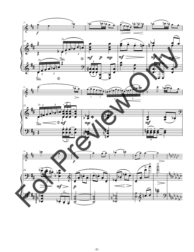 Sonata for Flute (Violin) and Piano P.O.D.