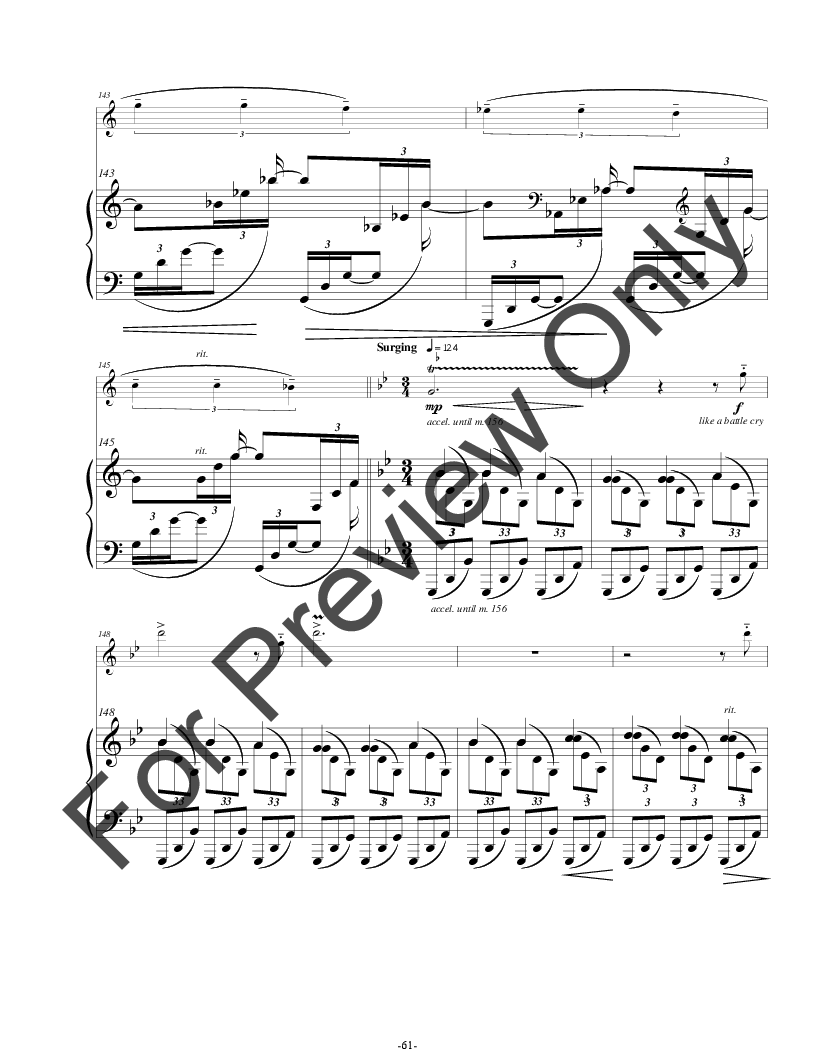 Sonata for Flute (Violin) and Piano P.O.D.