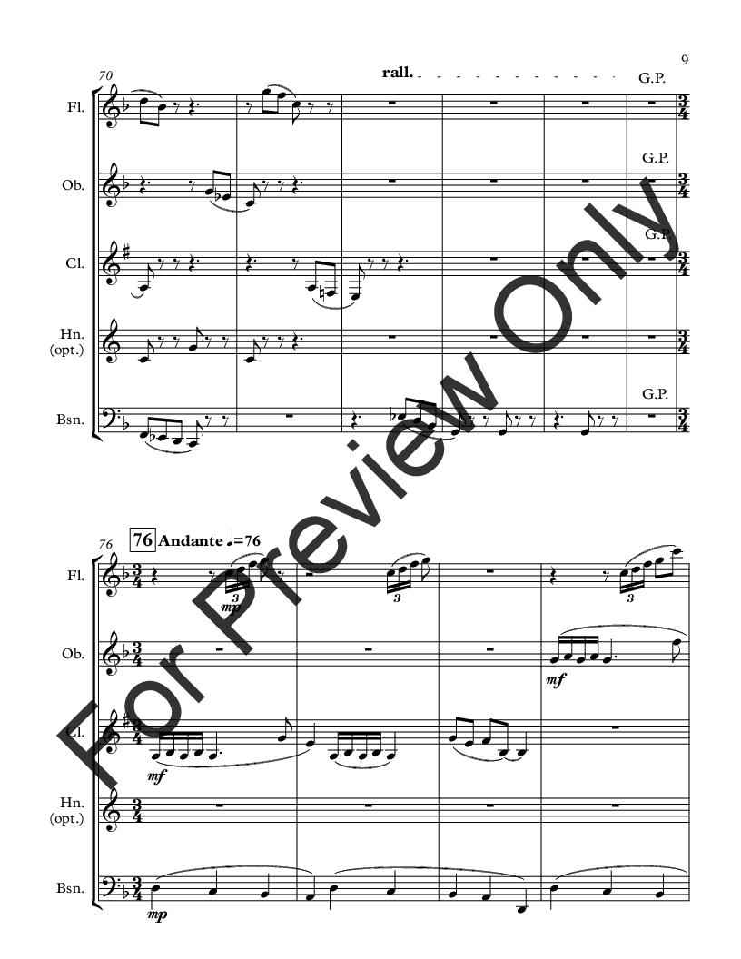 Wonderland for Woodwind Quintet P.O.D.