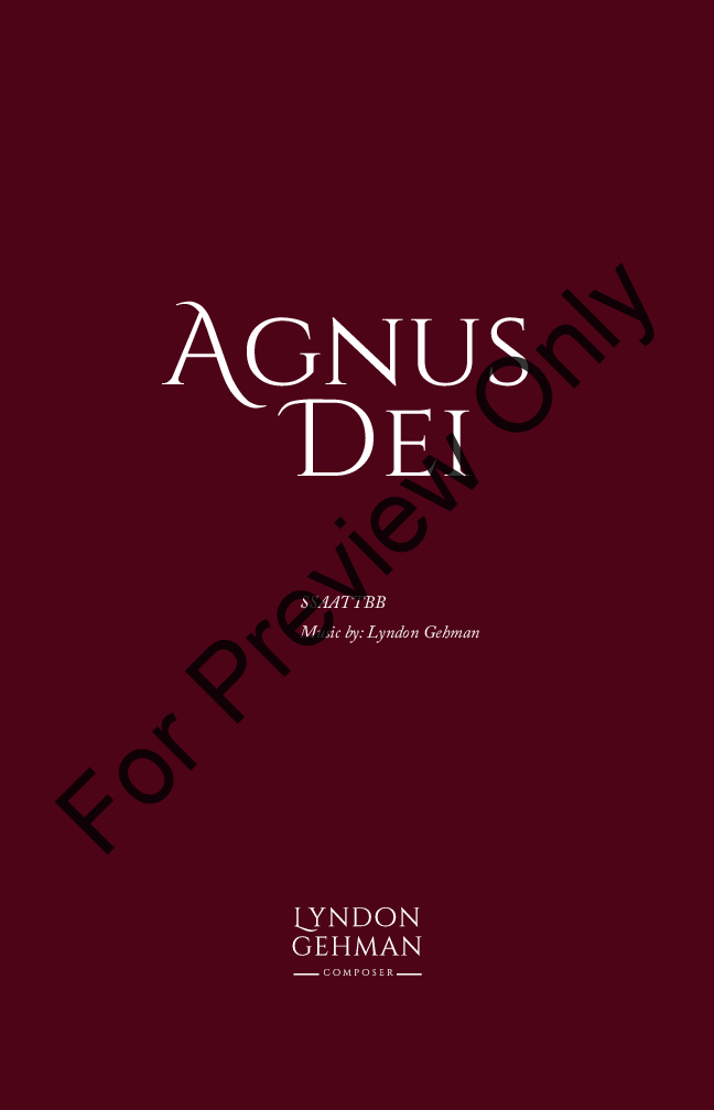 Agnus Dei P.O.D.