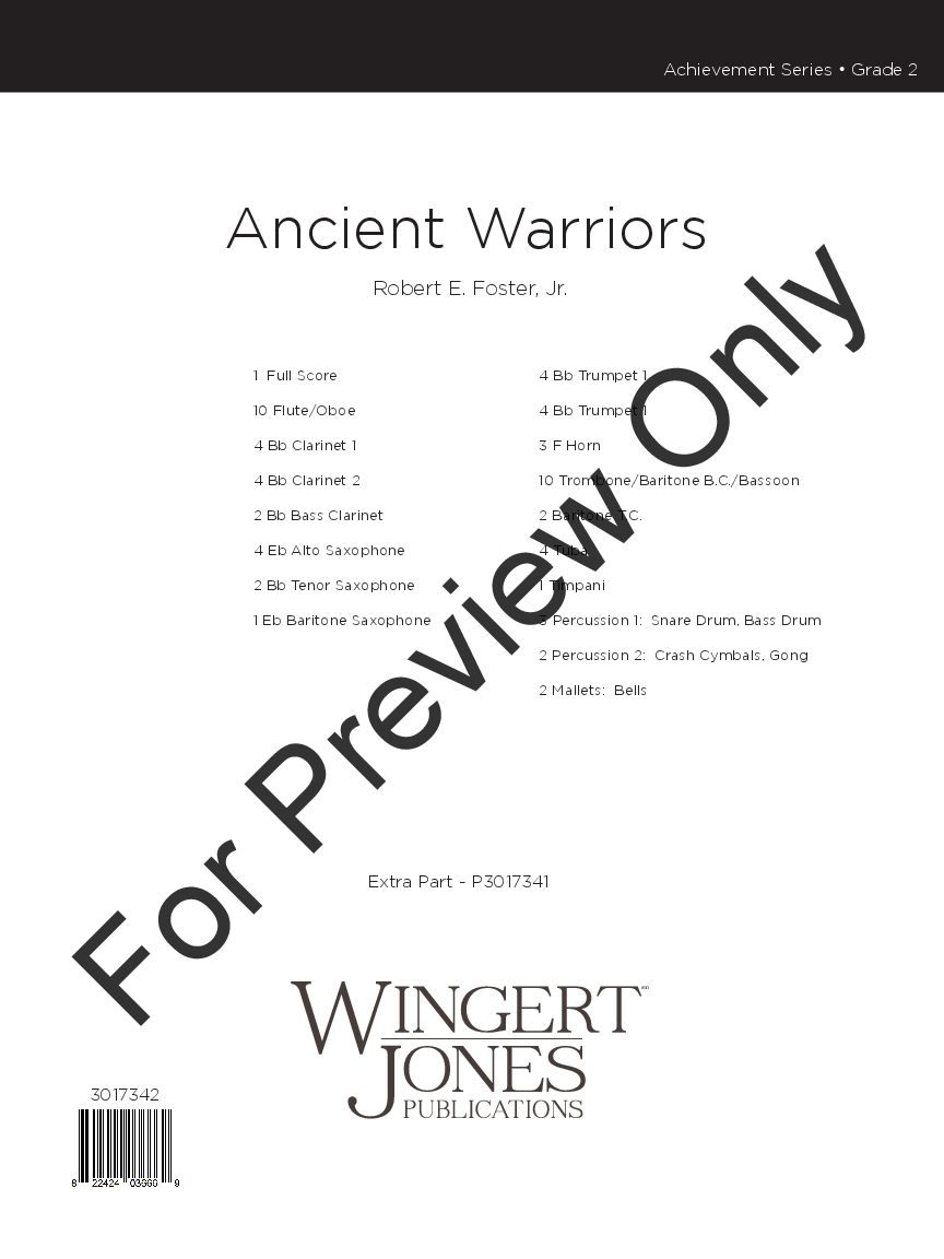 Ancient Warriors Full Score