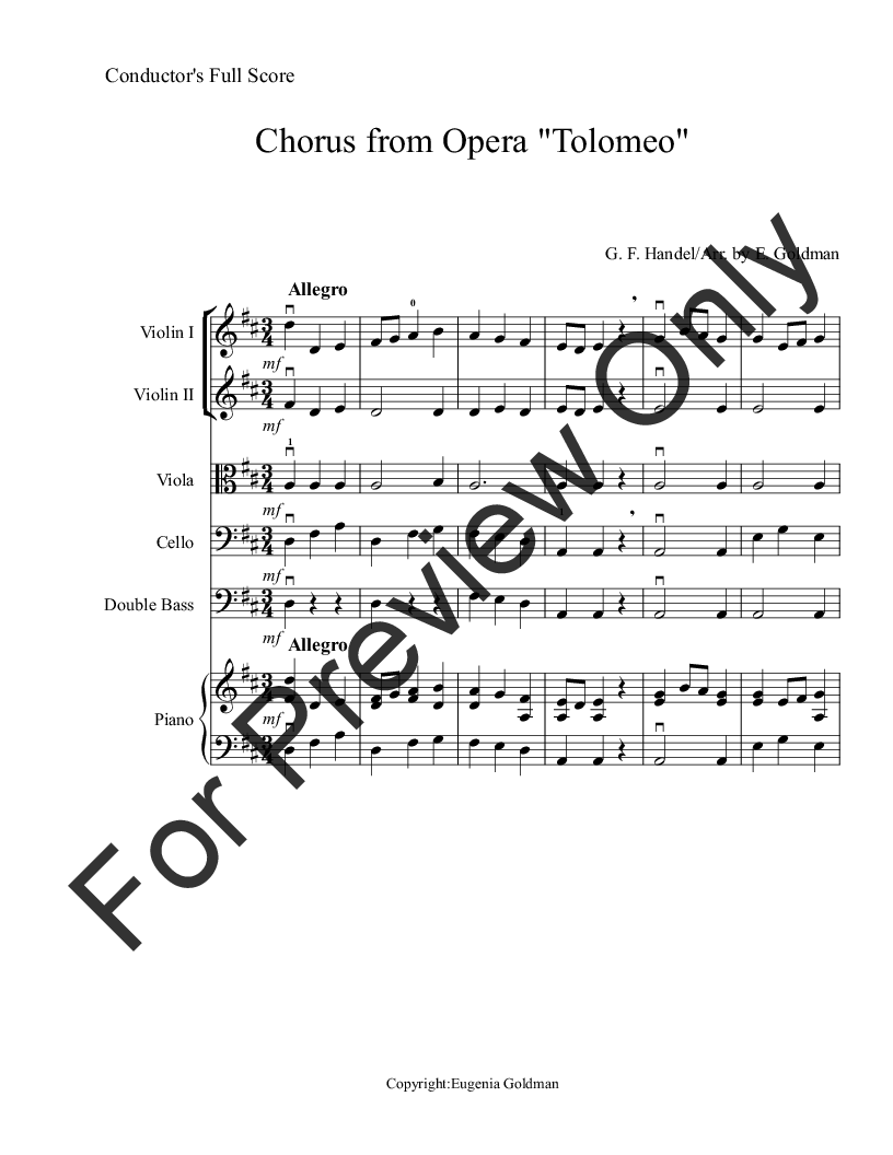 Chorus From Opera 