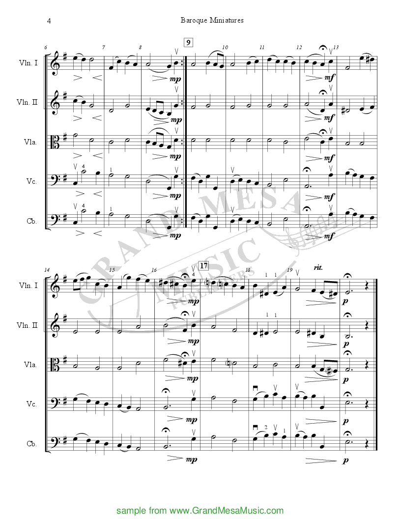 Baroque Miniatures