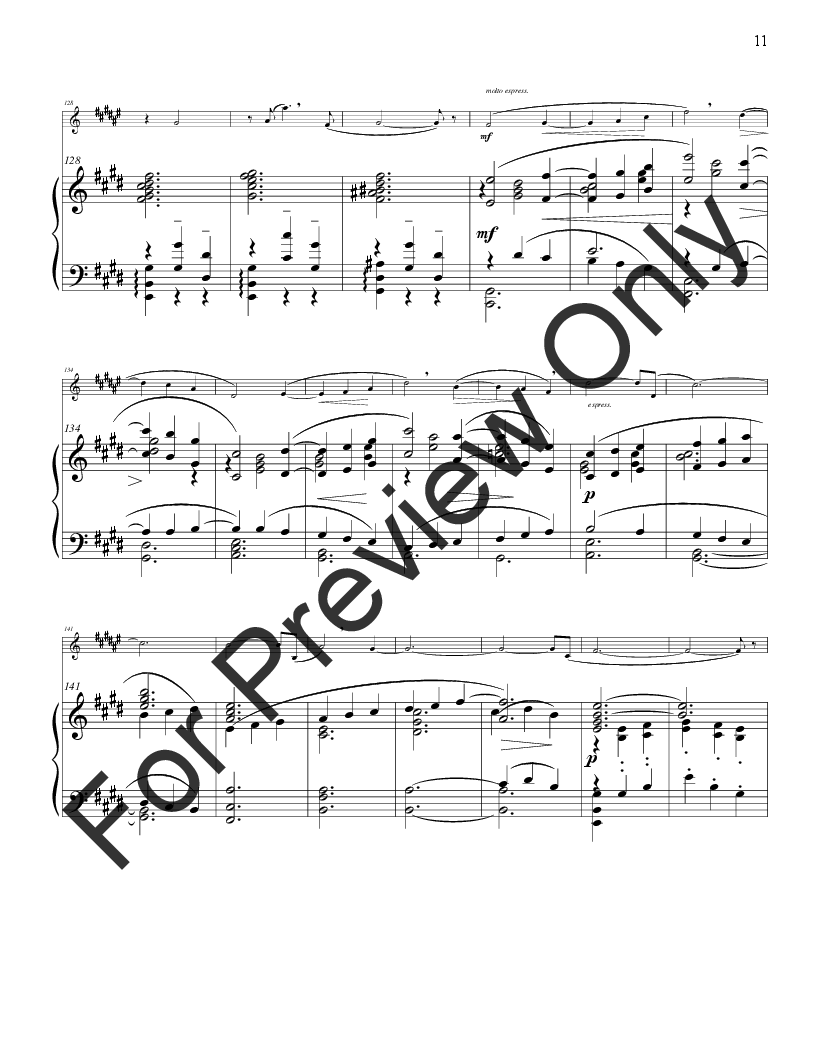 3 Pieces by Korngold set for clarinet and piano P.O.D.