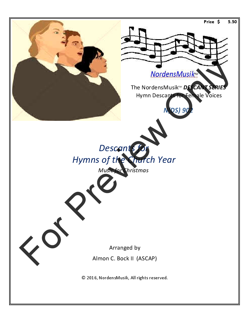 Descants for Hymns of the Church Year P.O.D.