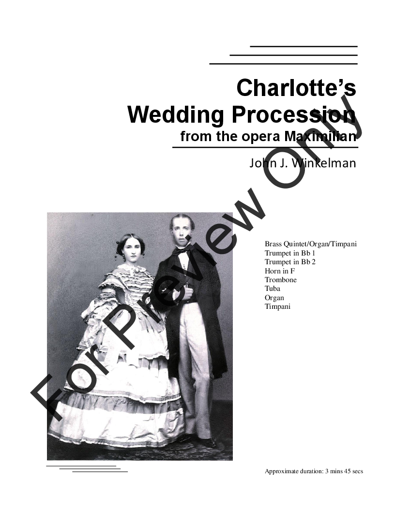 Charlotte's Wedding Procession P.O.D.